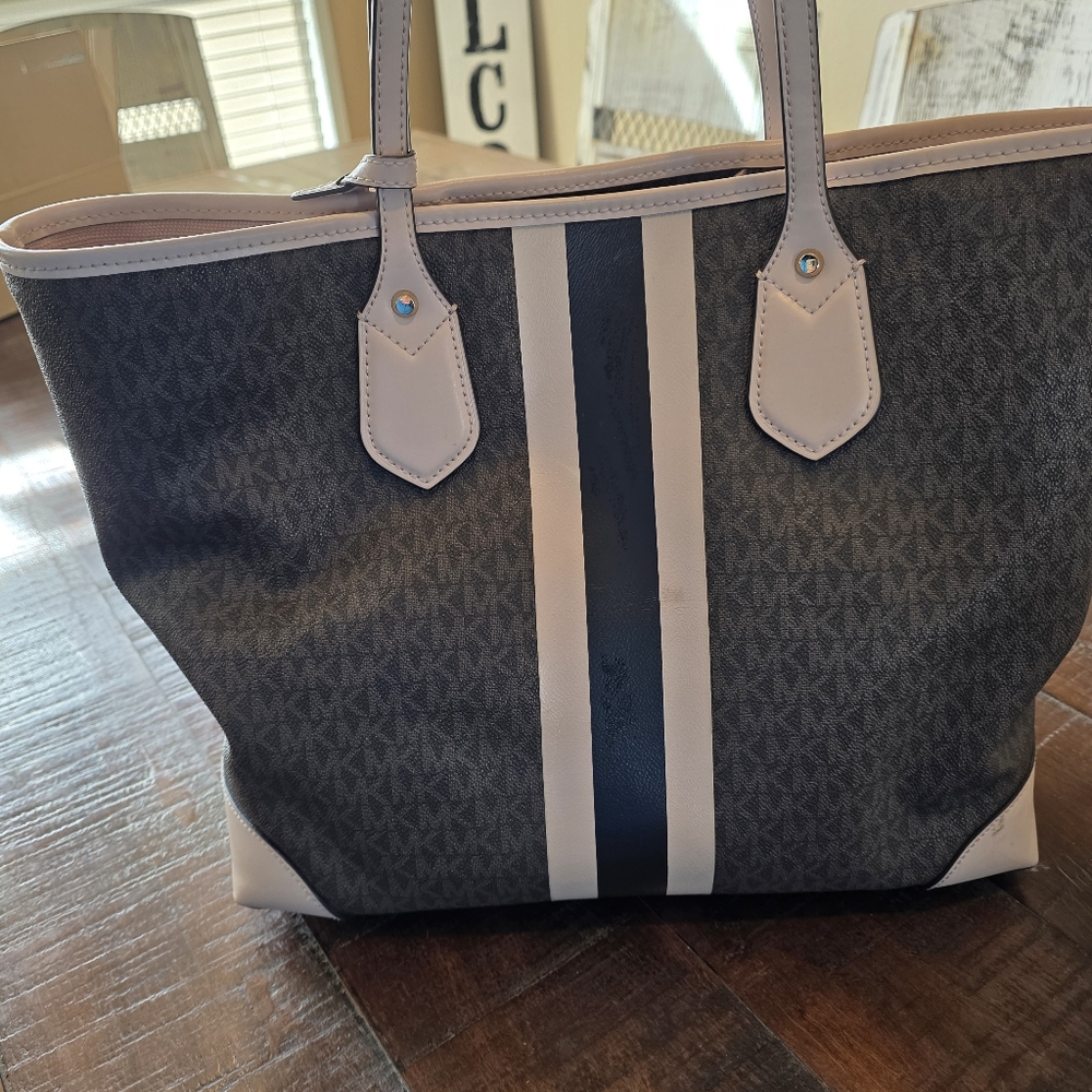 Michael Kors Gray and Pink Tote Bag Set - Picture 2 of 8